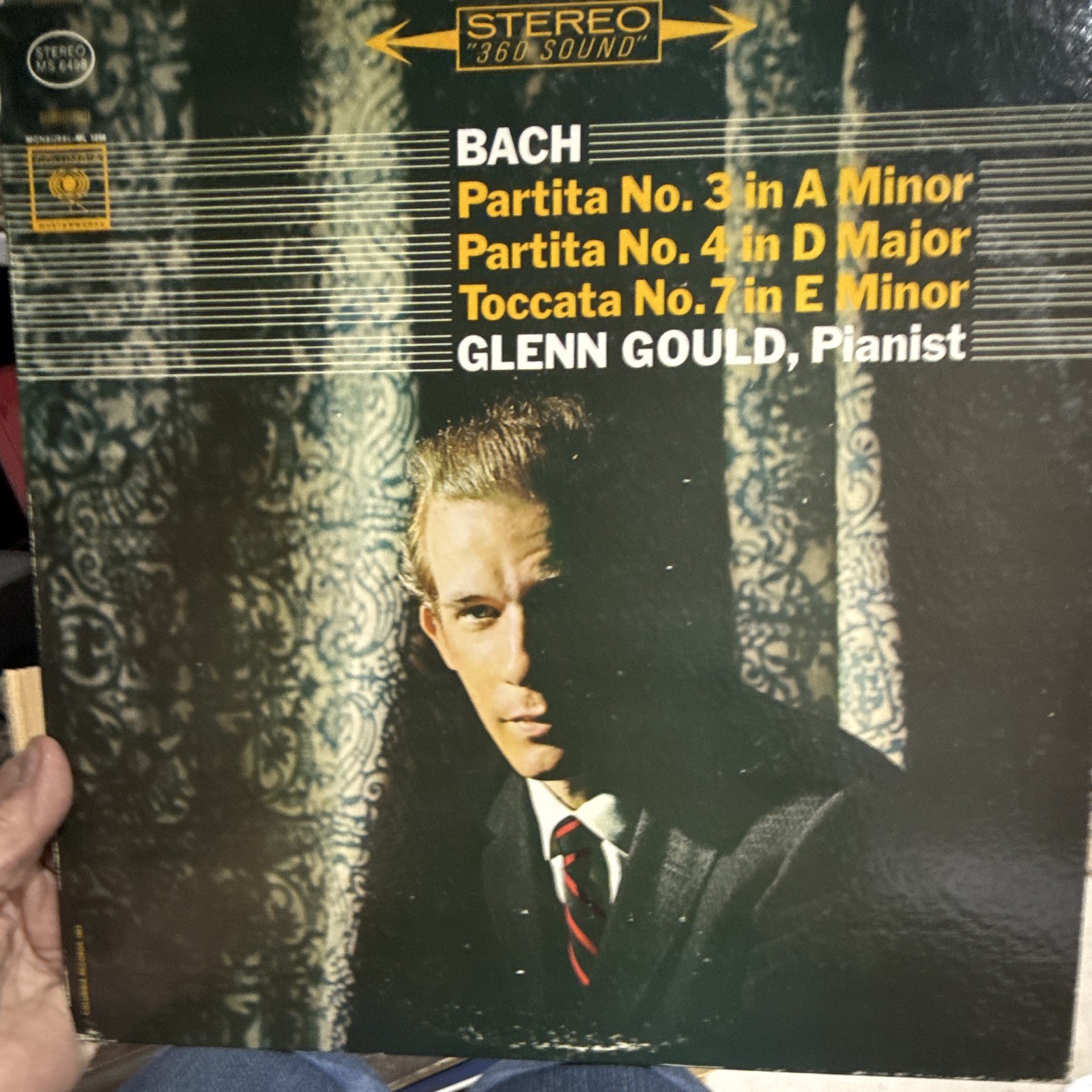 Bach Partita No. 3/4 & Toccata No. 7 Glenn Gould LP Vinyl Stereo
