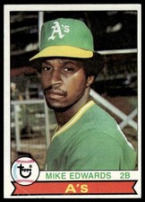 1979 Topps #613 Mike Edwards RC Oakland Athletics NM+