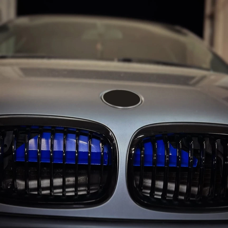 BEVINSEE для BMW 323i 328i 330i 325i E46 динамический воздухозаборник воздухозаборник синий - Изображение 3 из 4