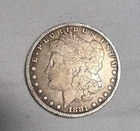 1881 O $1 Morgan Silver Dollar F-vf