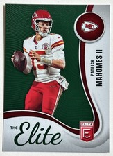 2025 Panini Donruss Elite - The Elite Patrick Mahomes II #9 Green