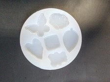 Handmade 6 Cavity Pendant Silicone Mold