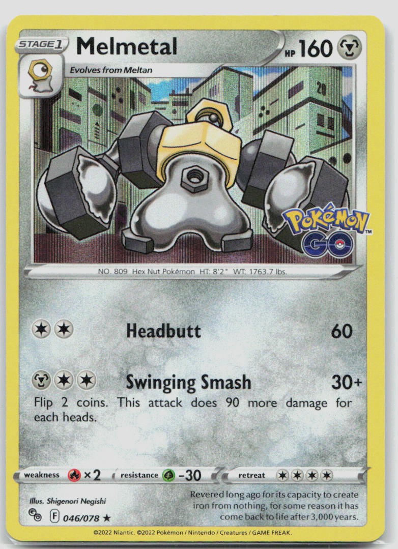 Melmetal 046/078 Pokemon GO Pokemon LP English