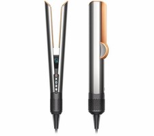 Image of DYSON Airstrait Hair Straightener - Bright Nickel & Rich Copper