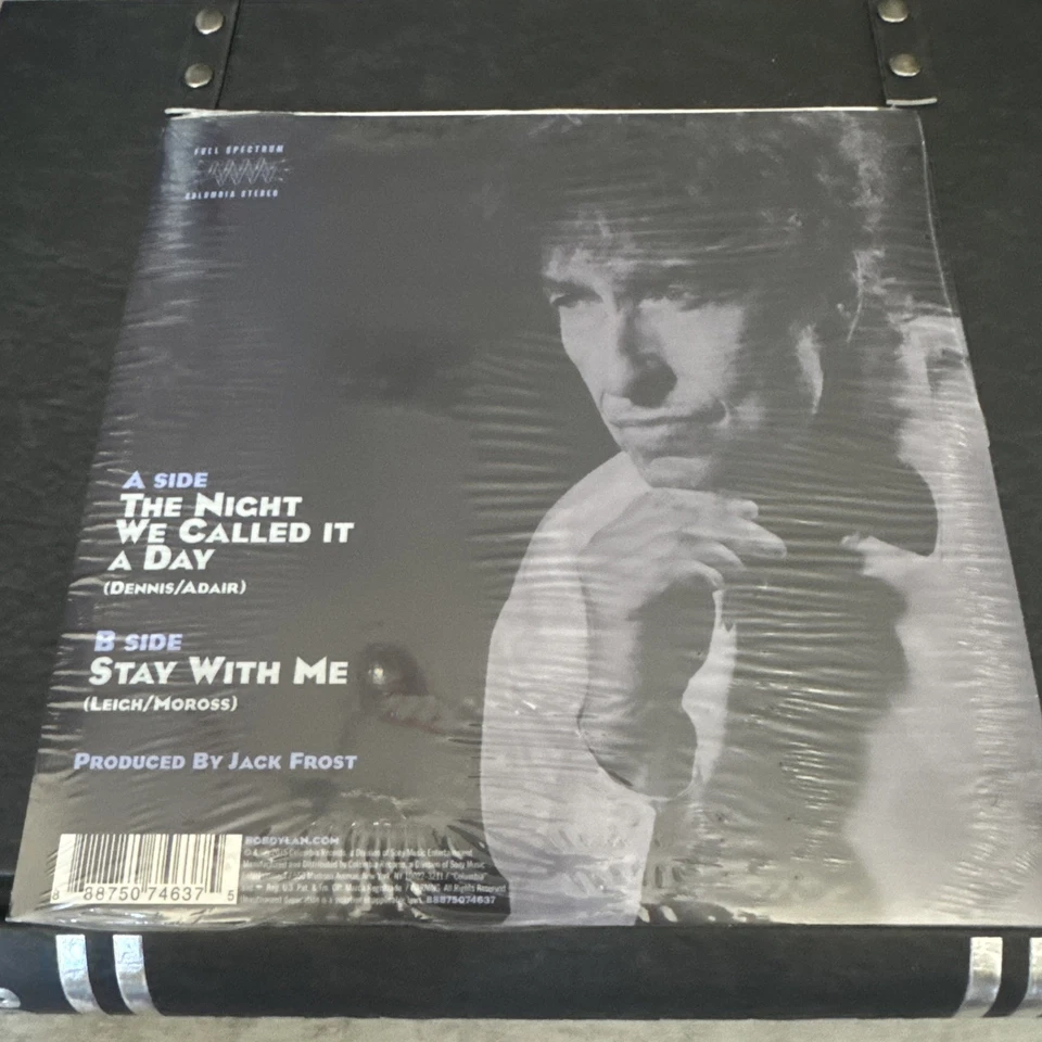BOB DYLAN The Night We Called It A Day 45 blue color vinyl 7" NEW RSD 2015 - Image 2 of 3