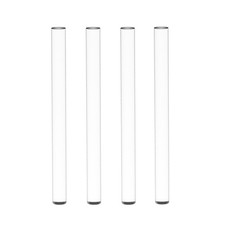 3-25mm nominal 1/8-1" Diameter Acrylic Rod Stick Clear Lucite, 4PK
