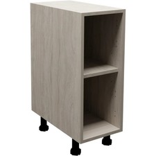 Kitchen 250mm Base Unit Oak Carcass Without Doors Fully Assembled