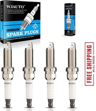 Spark Plugs Iridium 4 Pack, Pre-Gapped Buj as Sparkplugs OEM Replacement for Toy