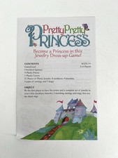 Hasbro Pretty Pretty Princess Game 2018 - Replacement Instructions