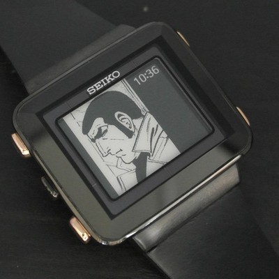 Seiko Active Matrix EPD Limited Edition Golgo 13 Luxury Men's Watch SBPA009 Rare