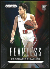 2024-25 Panini Prizm Draft Picks Fearless #11 Zaccharie Risacher - BSK