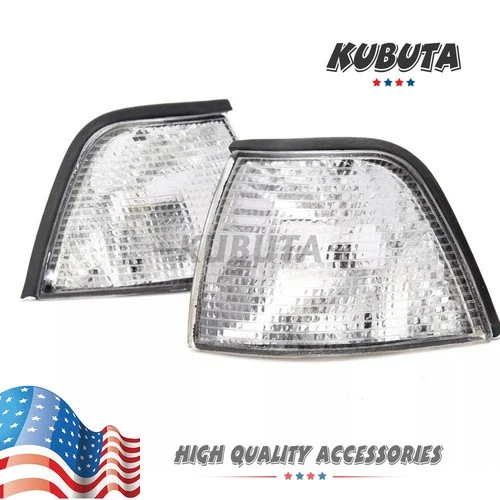 2X Clear Corner Light Turn Signal For BMW E36 318ti/328i/318i Sedan 1995 1996