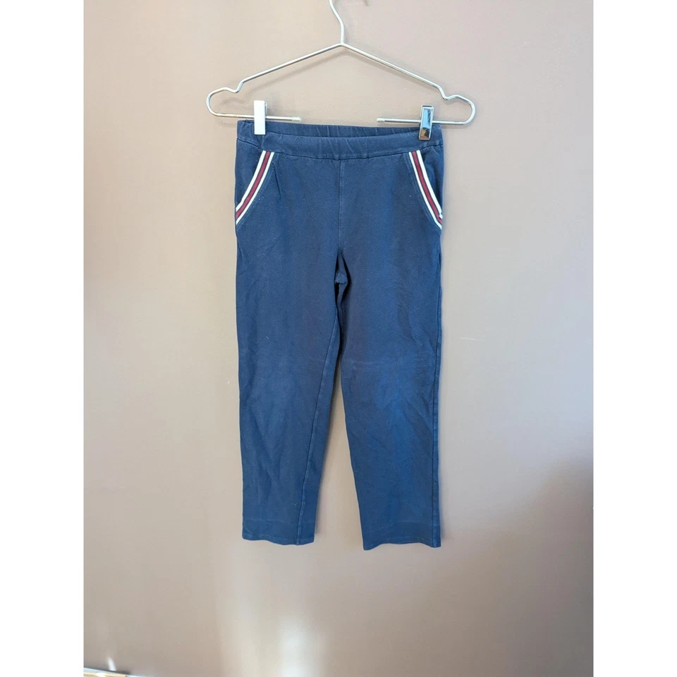 Gucci Pants Girls 10 Elastic Waist Made in Italy Red White Stripe Pockets Luxury