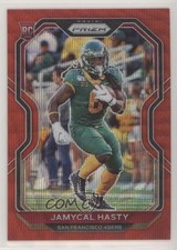 2020 Panini Prizm Rookie Red Wave Prizm 145/149 Jamycal Hasty #303 kq9