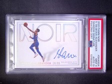 2020-21 Panini Noir Shai Gilgeous-Alexander Shadow Auto /99 PSA 9/10