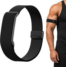 Nylon Bicep Band for Fitbit Air, Stretch Breathable, Magnetic Clasp 9.8-15.7in