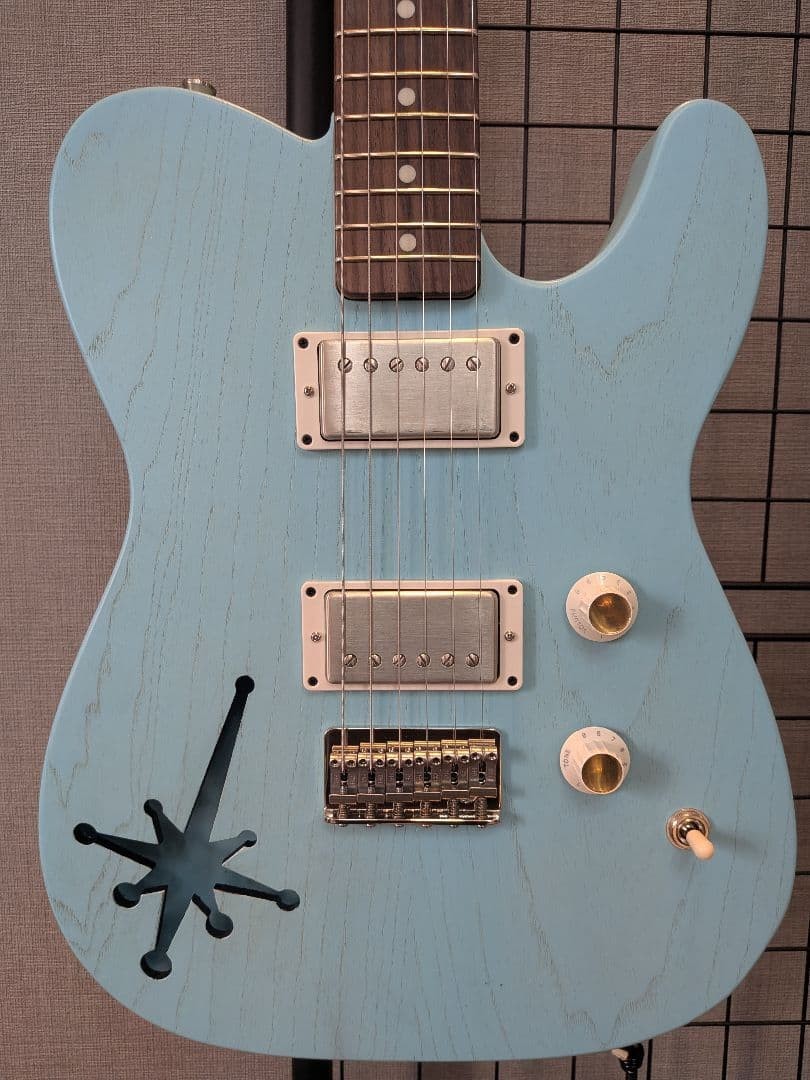 Electric Guitar RS Guitarworks Retroboy Satin Daphne Blue Semi