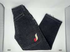 Vintage Y2K JNCO SPY Blue Denim Wide Leg Baggy Hip Hop Skater Jeans 26x30