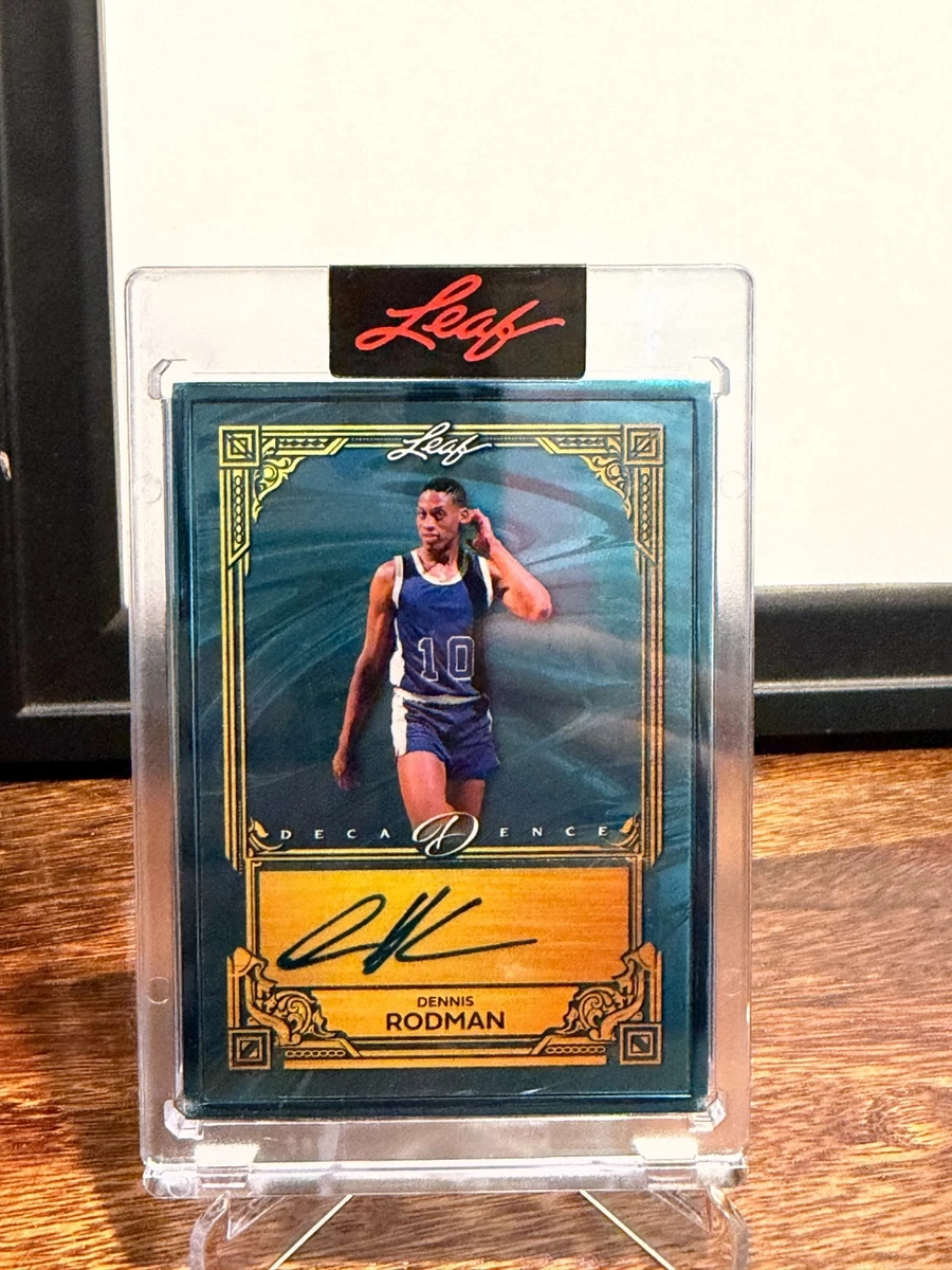 Leaf Dennis Rodman Basketball Autographed Sports Trading Cards