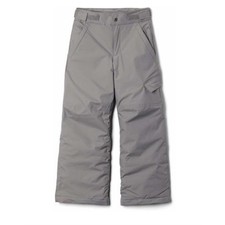 Columbia Ice Slope II Boys Insulated Snow Pants Fleece Lined Waterproof Gray M