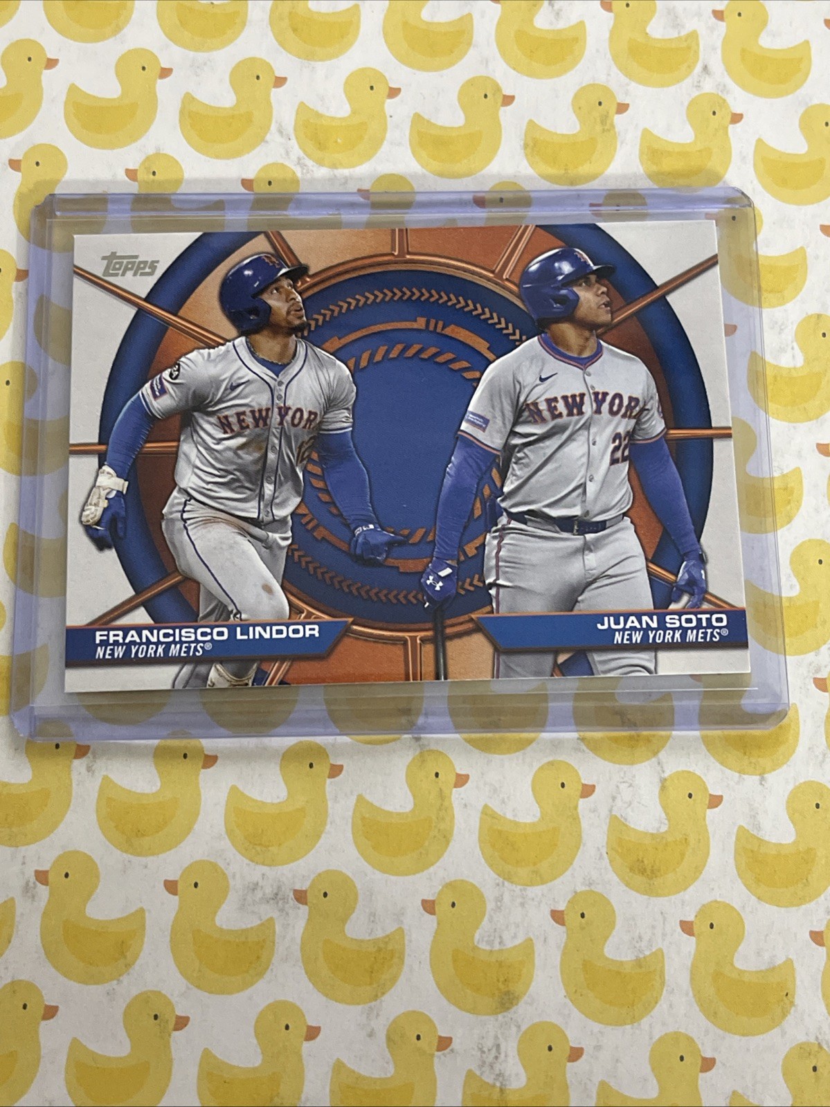 Juan Soto / Francisco Lindor #DD-3 Baseball Cards 2025 Topps Dynamic Duo trading card — raw and PSA graded price guide