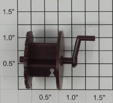 Lionel 52-15 Maroon Fire Car Hose Spool With Crank