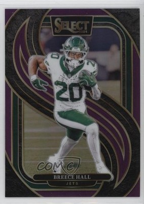 2024 Panini Select Premier Level Purple Prizm /75 Breece Hall #111 1j5e