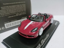 Minichamps 1:43 Original Porsche Roadster Model Porsche 718 Boxster Fuchsia