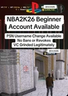 NBA2K26 - PS5 - 2 MILLION VC - SHOOTING SPECIALIZATION - STACKED BEGINNER ACC.