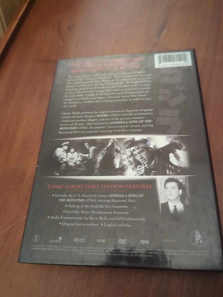 Gojira (DVD, 2006, 2-Disc Set, Original + American Versions) Book Version  - Image 2 of 4