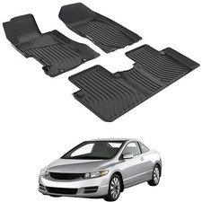 For Honda Civic 2006-2011 Car Floor Mats Front Rear Liners All Weather Tpe Mat For Honda Civic 2006-2011 Car Floor Mats Front Rear Liners All Weather Tpe Mat