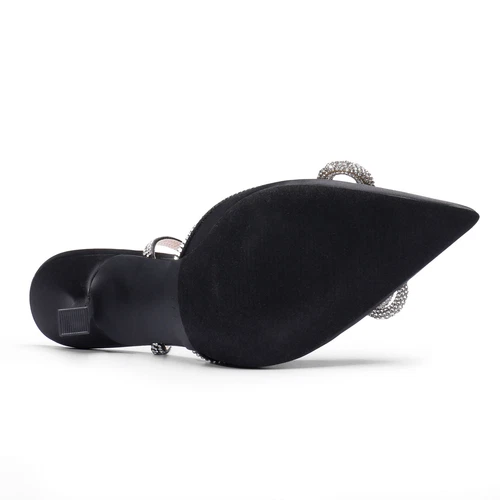 Traumpaar Damen Hochzeitspumps Stilettos hoher Absatz spitze Zehenpartie Pumps Schuhe - Bild 12 von 25