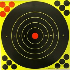 Eazy- C-Targets 25 PK Shooting Splatter Targets 8 inch Stick  Splatter  Adhe...
