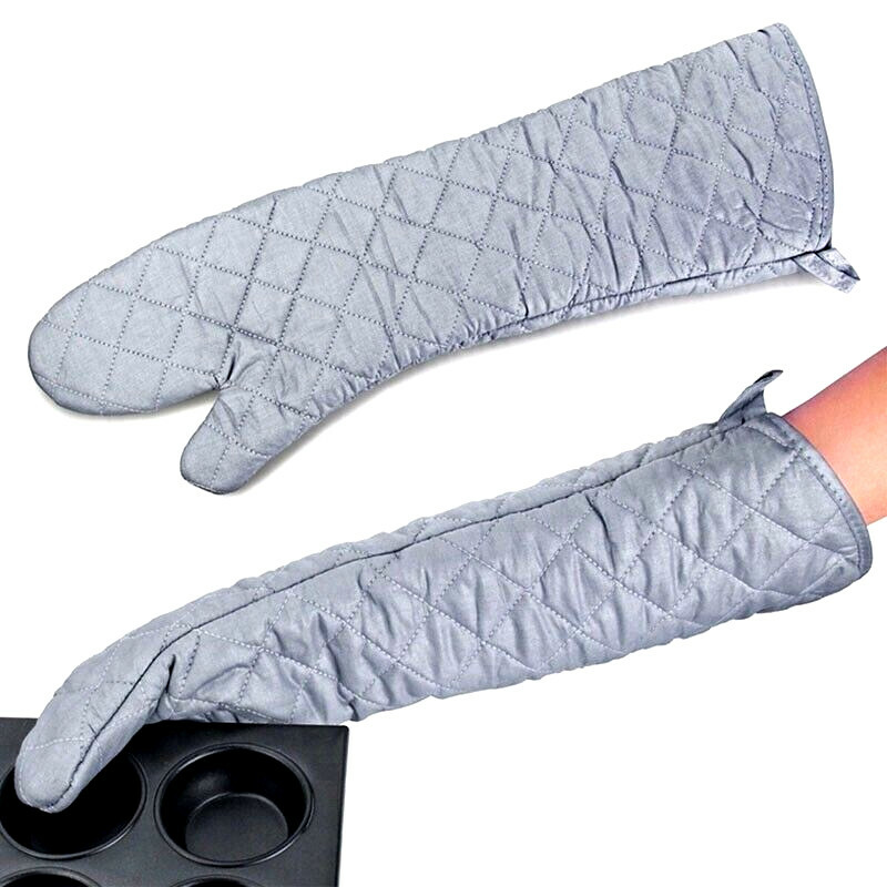 1 Paar Topfhandschuhe Ofenhandschuhe Backhandschuhe Küchenhandschuh Extra lang!