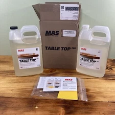 MAS Table Top Pro (2-Gallon Kit) Crystal Clear Casting 2-Part Resin and Hardener
