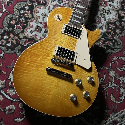 Gibson Exclusive Les Paul Standard 60s AAA Figured Honey Lemon electric guitar