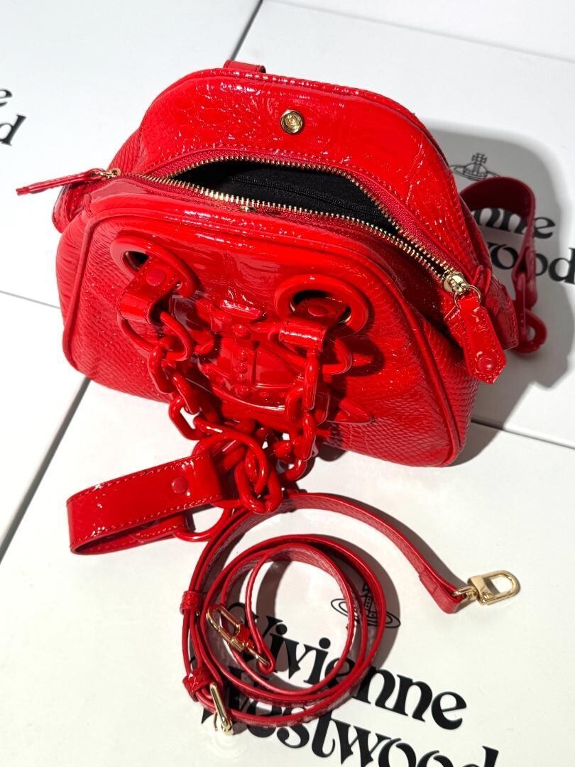 Vivienne Westwood Accord Shoulder Bag Handbag 4 Colors Big