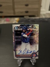 2022 Bowman 1st Chrome Speckle Refractors Ronnier Quintero AUTO RC /299