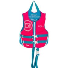O'Brien Traditional Child Life Jacket - Pink/Aqua