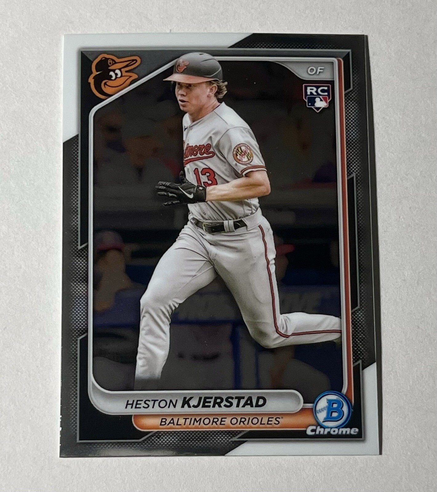 2024 Bowman Chrome Heston Kjerstad RC #44 Baltimore Orioles
