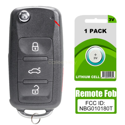 For 2011 2012 2013 2014 2015 2016 Volkswagen VW Jetta Keyless Remote Key Fob