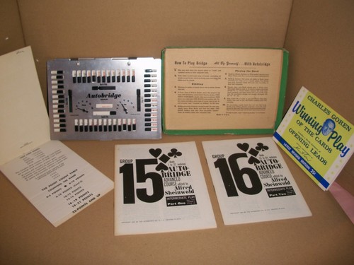 CRIBBAGE & BRIDGE 2 GIOCHI D'EPOCA 1941 E 1957 DA COLLEZIONE COMPLETI 100% - Foto 3 di 3