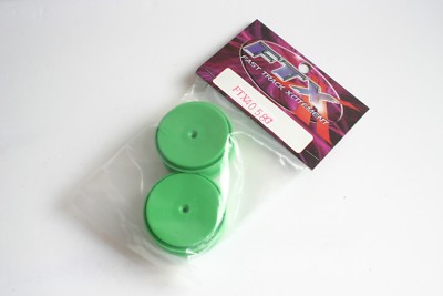 FTX Blaze Green Wheels - FTX4058G LRP Shark Anderson MB4 Duratrax Vendetta