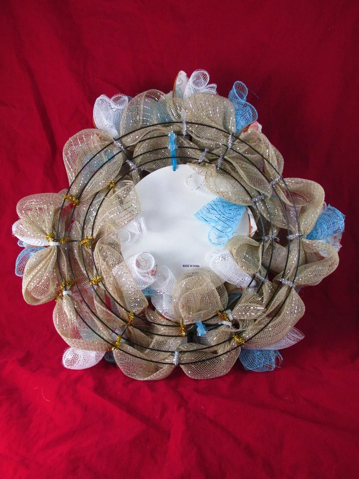 Corona de otoño Woodland Cruffle Bubble Deco Malla Foto 4 de 4