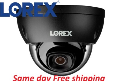 Lorex 4K 8MP IP Wired Vandal Proof Dome Security Camera Listen-In Smart Motion