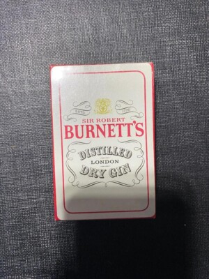 Playing Cards  Sir Robert Burnett s  Distilled London Dry Gin ( in wrapper)