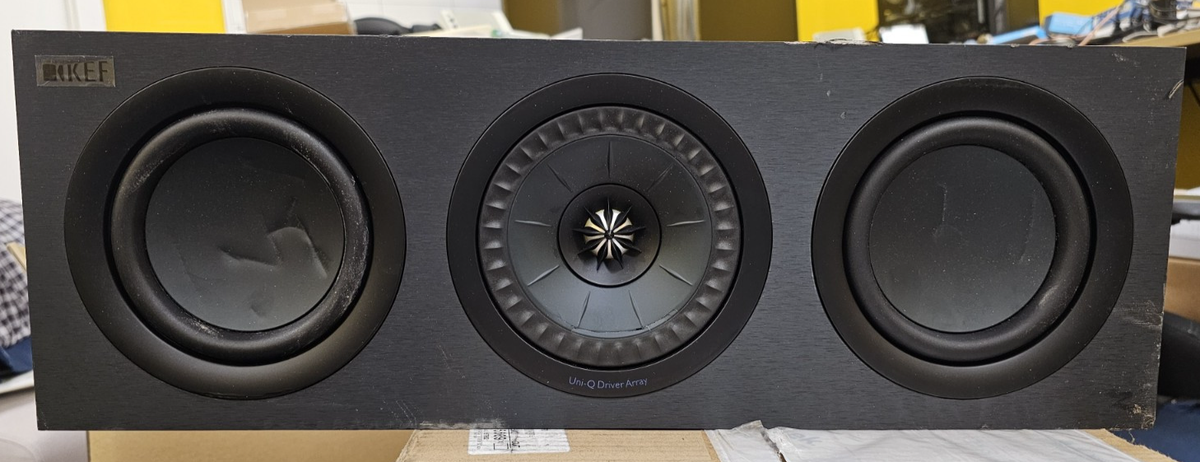 KEF Q250c ブラック　サランネット付き　センタースピーカー KEF Q250C - Q series 5-1/4