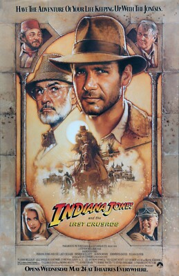 Indiana Jones and the Last Crusade movie poster (b) : 11 x 17 inches 