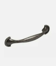 Bow Latch Pull Handle Antique Pewter Effect Kitchen Cupboard Door 96mm Centres
