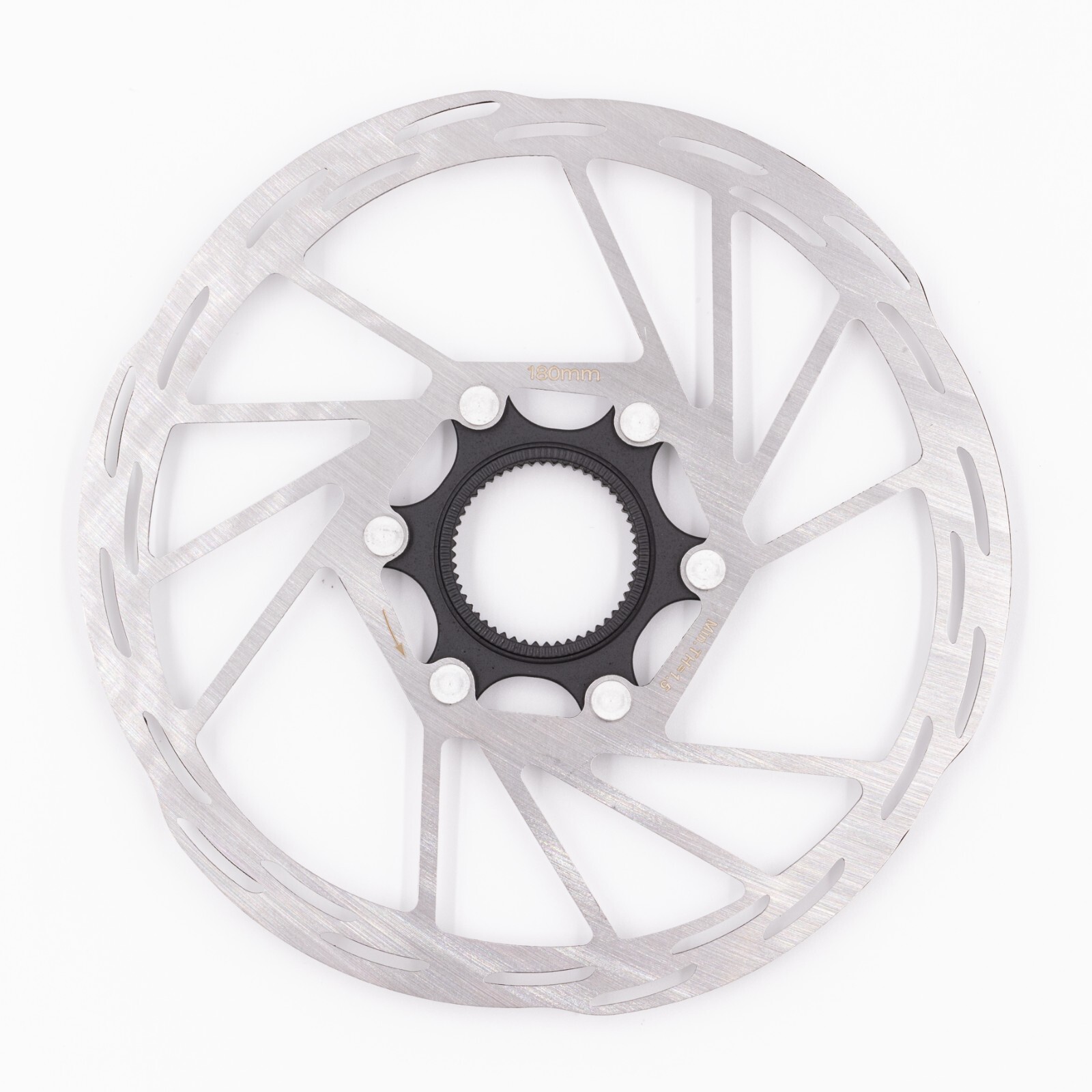 TRP-25 Disc Brake Rotor - 140mm Center Lock 1.8mm Silver/Black - View #13